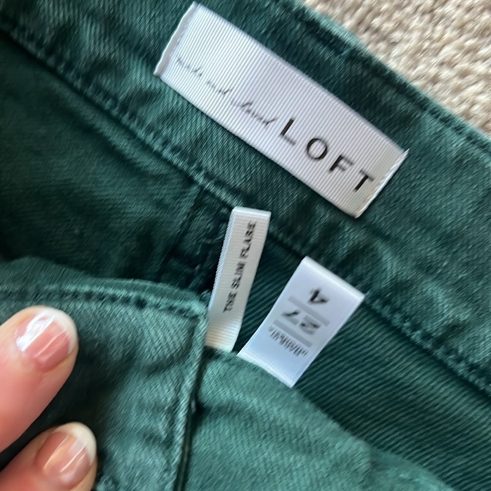 LOFT Fresh Cut High Rise Slim Flare Jeans Size 4 - Picture 8 of 11